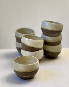 Medium Cups - Mud Cream - Image 3